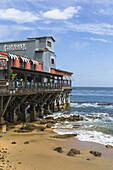 Buildings and pier on Cannery Row, Monterey, California, USA