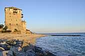 Greece, Chalkidiki, Ouranopolis, The watchtower.