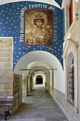 Greece, Chalkidiki, Mount Athos peninsula, listed as World Heritage, Zographou monastery.