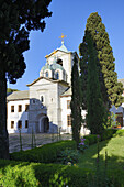 Greece, Chalkidiki, Mount Athos peninsula, World Heritage Site, Skete Prodromos (Timiou Prodromou).