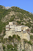 Greece, Chalkidiki, Mount Athos peninsula, World Heritage Site, Dionysiou monastery.