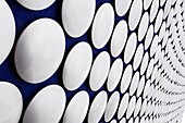 Abstract View of the Selfridges Building at The Bullring in Birmingham West Midlands England.
