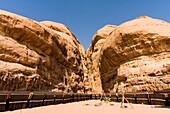 Wadi Rum, Tented camp, Jordan, Middle East.
