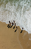 Group Of People Seen From Above, Acapulco, Mexico