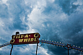 Sign For Tilt-A-Whirl Ride At Fair