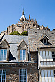 Details of Mont Saint Michel, Normandy, France