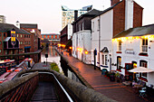 Uk, England, Birmingham, Canal Area.