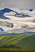 Gakona glacier, Alaska range mountains, interior, Alaska