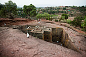 'The fantastically preserved rock hewn Church of Saint George; Lalibela, Ethiopia'