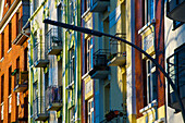 'Colourful building facades; Hamburg, Germany'