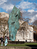 'Marble Arch horse head; London, England'