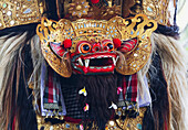 Barong, a mythical lion-like creature in a Barong dance performance in Batubulan, Bali, Indonesia