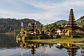 Pura Ulun Danu Bratan temple on the shores of Lake Bratan, Bedugul, Bali, Indonesia