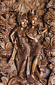 Balinese woodcarving for sale, Ubud, Bali, Indonesia