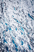'Aerial view of a glacier in the Alaska range, Interior Alaska; Alaska, United States of America'