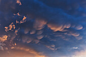 'Mammatus clouds at sunset; Cochabamba, Bolivia'