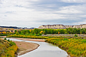 'Little Missouri River West of Medora; North Dakota, United States of America'