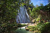 El Limon Waterfall, Eastern Peninsula de Samana, Dominican Republic, West Indies, Caribbean, Central America