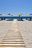 Damnoni Beach, near Plakias, South Crete, Crete, Greek Islands, Greece, Europe