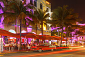 Art Deco District, Ocean Drive, South Beach, Miami Beach, Florida, United States of America, North America