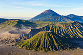 Mount Bromo volcanic crater at sunrise, Bromo Tengger Semeru National Park, Java, Indonesia, Southeast Asia, Asia