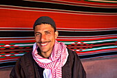Bedouin man, Wadi Rum, Jordan, Middle East