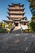 Wangu Tower at Shizishan, Lion Hill in Lijiang, Yunnan, China, Asia