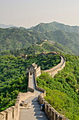 The original Mutianyu section of the Great Wall, UNESCO World Heritage Site, Beijing, China, Asia