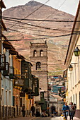 Street Scene, Potosi, UNESCO World Heritage Site, Southern Altiplano, Bolivia, South America