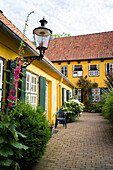 Hoveln Gang, Lubeck courtyard, Lubeck, Schleswig-Holstein, Germany