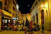 In the evening in Le Puy en Velay, Allier, Auvergne, France