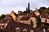 Beynac-et-Cazenac im Tal der Dordogne, Périgord, Dordogne, Aquitaine, West-Frankreich, Frankreich