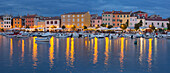 Rovinj harbour in the evening, Istria, Croatia