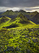 Berglandschaft, Storkonufell, Mofell, Fjallabak, Südisland, Island