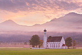 Church of St. Coloman, Fuessen, Allgaeu, Upper Bavaria, Bavaria, Germany