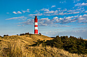 Leuchtturm in den Dünen, Amrum, Nordfriesische Inseln, Nordfriesland, Schleswig-Holstein, Deutschland