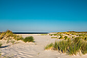 Beach and List east lighthouse, Ellenbogen, Sylt Island, North Frisian Islands, Schleswig-Holstein, Germany