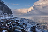 Winter an der Ostseeküste, Ostseebad Heiligendamm, Mecklenburg Vorpommern, Deutschland