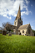 St Mary's C Of E Church, from TVs Downton Abbey, Bampton, Oxfordshire, England, United Kingdom
