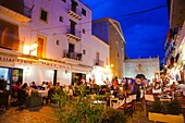 Restaurant. Dalt Vila. Ibiza city. Ibiza. Balearic Islands. Spain.