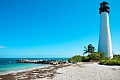 Cape Florida Lighthouse, Key Biscayne, Miami, Florida  USA