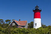 USA, Massachusetts, Cape Cod, Eastham, Nauset Light, lighthouse.