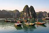 Vietnam, Asia, Far East, Halong bay, cliff formation, rock, cliff, coast, boat, ship, world cultural heritage, Unesco, traveling, place of interest, landmark