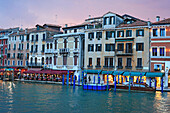 Grand Canal, Rialto Bridge, Ponte di Rialto, Venice, Veneto, Italy