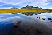 Evening, evening mood, Ben Loyal, mountain, mountains, mountains, bodies of water, summits, peaks, Highland, highlands, highland
