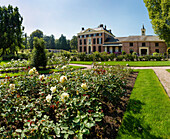 Netherlands, Holland, Europe, Rozendaal bij Velp, Rosendael castle, Rosendael, garden, castle, flowers, summer, roses, garden, roze,