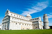 Cathedral and Leaning Tower of Pisa, Piazza dei Miracoli, UNESCO World Heritage Site, Pisa, Tuscany, Italy