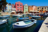 The Picturesque fishing harbour of Veli Lo?inj , Lo?inj Island, Croatia