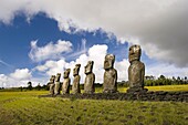 Ahu Akivi Moai - Easter Island, Chile