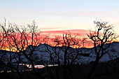 Lake Chiemsee at sunrise, Chiemgau, Bavaria, Germany